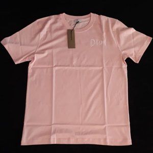 DIOR PINK MEN SHORT SLEEVE